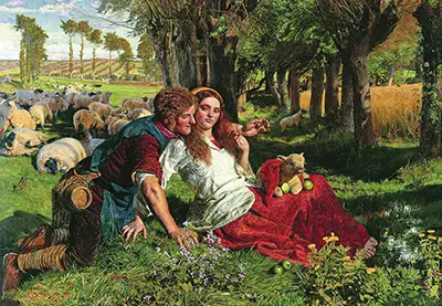 The Hireling Shepherd William Holman Hunt